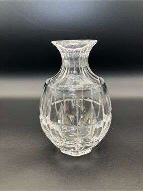 Ceska Clear Crystal Cut Glass Bud Vase - Home Accents